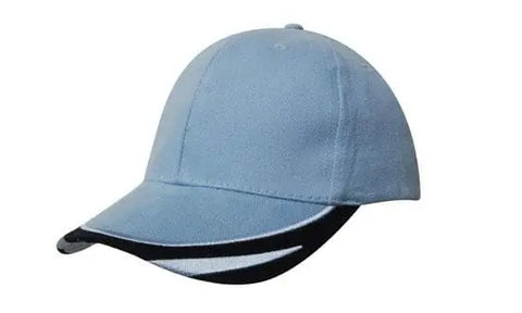 Headwear Bhc W/peak Trim & Fmbroidery Cap X12 - 4072 - Allsorts Workwear