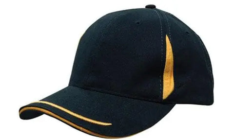 Headwear Cap With Crown Inserts & Sandwich X12 - 4098 - Allsorts Workwear