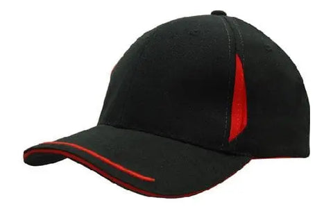 Headwear Cap With Crown Inserts & Sandwich X12 - 4098 - Allsorts Workwear