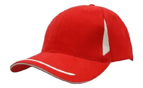 Headwear Cap With Crown Inserts & Sandwich X12 - 4098 - Allsorts Workwear