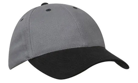 Headwear Brushed Heavy Cotton Cap X12 - 4199 - Allsorts Workwear