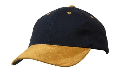 Headwear Brushed Heavy Cotton W/suede Peak X12 - 4200 - Allsorts Workwear