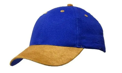 Headwear Brushed Heavy Cotton W/suede Peak X12 - 4200 - Allsorts Workwear