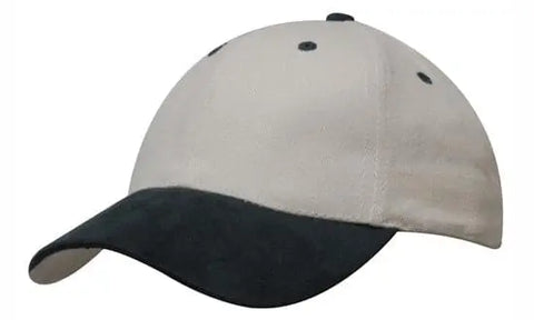 Headwear Brushed Heavy Cotton W/suede Peak X12 - 4200 - Allsorts Workwear