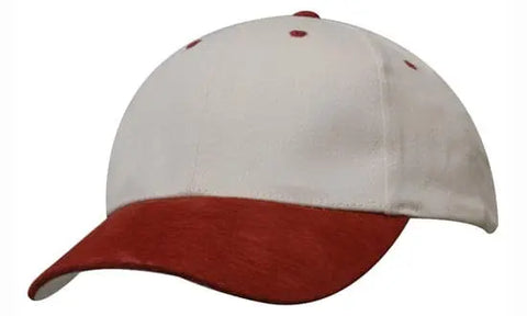 Headwear Brushed Heavy Cotton W/suede Peak X12 - 4200 - Allsorts Workwear