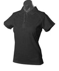 Aussie Pacific Ladies Keira Polo Shirt 2306 Casual Wear Aussie Pacific Black 6 