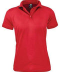 Aussie Pacific Ladies Lachlan Polo Shirt 2314 Casual Wear Aussie Pacific Red 6 