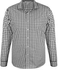 Aussie Pacific Men's Devonport Long Sleeve Shirt 1908L Corporate Wear Aussie Pacific Charcoal XXS 