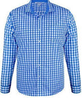 Aussie Pacific Men's Devonport Long Sleeve Shirt 1908L Corporate Wear Aussie Pacific Mid Blue XXS 