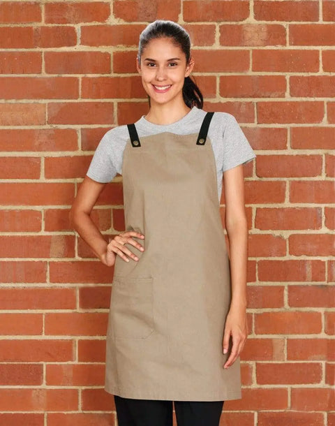 Australian Industrial Wear Hospitality & Chefwear BRUNSWICK bib apron m3200