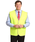 Australian Industrial Wear Work Wear Orange / S-M Hi-Vis SAFETY VEST Adult SW02A