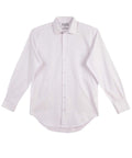 Benchmark Corporate Wear White / 40 BENCHMARK Men's CVC Oxford Long Sleeve Shirt M7040L