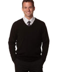 Benchmark Corporate Wear BENCHMARK Men's V-Neck Long Sleeves Jumper M9502