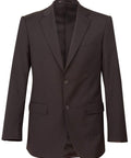 Benchmark Corporate Wear Black / 92 BENCHMARK Men's Wool Blend Stretch Two Buttons Jacket M9100