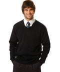 Benchmark Corporate Wear BENCHMARK V Neck Wool/Acrylic Knit Jumper WJ01