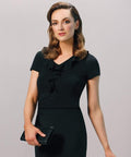 Benchmark Corporate Wear BENCHMARK Women's Ruffle Front Blouse M8820