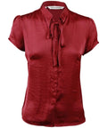Benchmark Corporate Wear Shiraz / 6 BENCHMARK Women's Tie Neck Blouse M8810