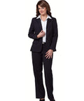 Benchmark Corporate Wear BENCHMARK Women's Wool Blend Stretch Slim Leg Flexi Waist Pants M9400