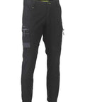 Bisley Workwear Work Wear Black / 77 R Bisley FLEX AND MOVE™ STRETCH CARGO CUFFED PANTS BPC6334