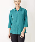 Biz Care Womens Easy Stretch 3/4 Sleeve Shirt CS951LT - Simply Scrubs Australia