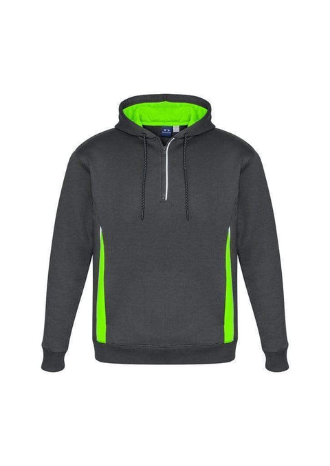 Biz Collection Active Wear Grey/Fluoro Lime/Silver / XS Biz Collection Adult’s Renegade Hoodie SW710M