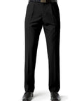 Biz Collection Corporate Wear Black / 72 Biz Collection Men’s Classic Pleat Front Pant Bs29110