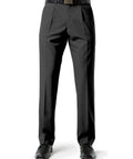 Biz Collection Corporate Wear Charcoal / 72 Biz Collection Men’s Classic Pleat Front Pant Bs29110