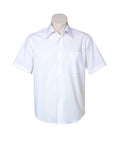 Biz Collection Corporate Wear White / S Biz Collection Men’s Metro Short Sleeve Shirt Sh715