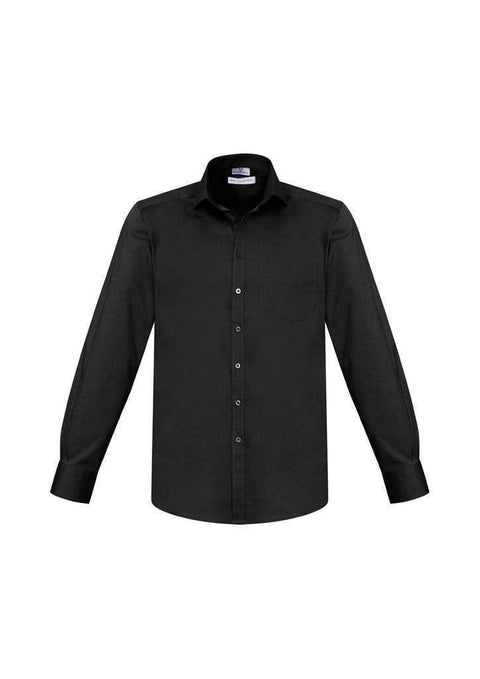 Biz Collection Corporate Wear Black / XS Biz Collection Men’s Monaco Long Sleeve Shirt S770ml