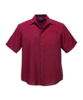 Biz Collection Corporate Wear Cherry / S Biz Collection Men’s Plain Oasis Short Sleeve Shirt Sh3603