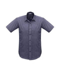 Biz Collection Corporate Wear Midnight Blue / XS Biz Collection Men’s Trend Short Sleeve Shirt S622ms