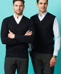 Biz Collection Corporate Wear Biz Collection Men’s Woolmix Vest Wv6007