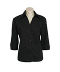 Biz Collection Corporate Wear Black / 6 Biz Collection Women’s Metro 3/4 Sleeve Shirt Lb7300