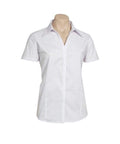 Biz Collection Corporate Wear White / 6 Biz Collection Women’s Metro Short Sleeve Shirt Lb7301