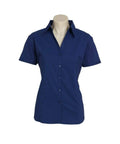 Biz Collection Corporate Wear Royal / 6 Biz Collection Women’s Metro Short Sleeve Shirt Lb7301