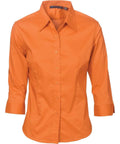 DNC Workwear Corporate Wear Rust / 6 DNC WORKWEAR Ladies Premier Stretch Poplin 3/4 Sleeve Business Shirt 4232