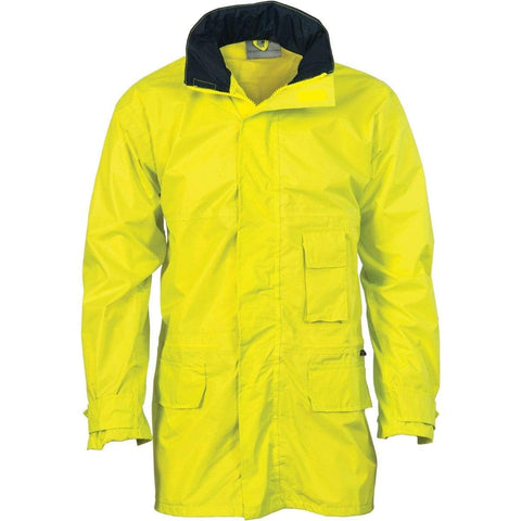 DNC Workwear Work Wear Yellow / 6XL DNC WORKWEAR Classic Rain Jacket 3706