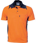 DNC Workwear Work Wear DNC WORKWEAR Cool Breathe Short Sleeve Action Polo Shirt 3893