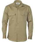 DNC Workwear Work Wear DNC WORKWEAR Cotton Drill Long Sleeve Work Shirt 3202