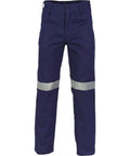 DNC Workwear Work Wear DNC WORKWEAR Cotton Drill Pants With 3M Reflective Tape 3314