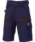 DNC Workwear Work Wear Navy / 87R DNC WORKWEAR Duratex Cotton Duck Weave Cargo Shorts 3334