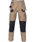 DNC Workwear Work Wear DNC WORKWEAR Duratex Cotton Duck Weave Tradies Cargo Pants With Twin Holster Tool Pocket - Knee Pads Not Included 3337