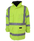 DNC Workwear Work Wear Yellow / L DNC WORKWEAR Hi-Vis 6-in-1 Breathable Rain Jacket Bio-Motion 3572