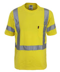 DNC Workwear Work Wear Yellow / XS DNC WORKWEAR Hi-Vis Cotton Taped Tee 3917