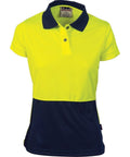 DNC Workwear Work Wear DNC WORKWEAR Ladies Hi-Vis Two-Tone Short Sleeve Polo 3897