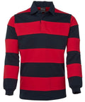 Jb's Wear Casual Wear Navy/Red / S JB'S Striped Rugby