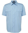 Jb's Wear Corporate Wear Blue Short Sleeves / XS JB'S Long Sleeve & Short Sleeve Epaulette Shirt 6E
