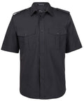 Jb's Wear Corporate Wear Charcoal Short Sleeves / XS JB'S Long Sleeve & Short Sleeve Epaulette Shirt 6E