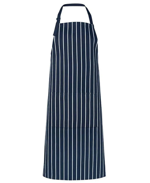 Jb's Wear Hospitality & Chefwear Navy/White / BIB 86 x 93cm JB'S Bib Striped Apron 5BS