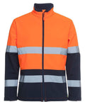 Jb's Wear Work Wear Orange/Navy / XS JB'S Hi-Vis Water Resistant Softshell Jacket 6DWJ